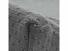 Jollein housse de matelas à langer bliss knit 50x70 cm gris tempête