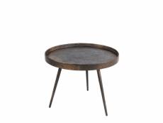Jonamai - table basse ronde en métal ø58cm - couleur