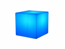 Lumi jardin - cube lumineuse multicolore solaire 30cm solrgb30 - casy c30