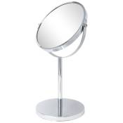 Miroir grossissant 5x Deblanch a poser, chrome - chromé