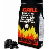 Paquet de briquettes pour barbecue Sac de charbon de bois bbq Grill - Quantité au choix 6 à 21kg 18 kg