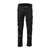 Planam - Pantalon à ceinture Norit taille 52 noir/noir 65 % pes, 35 % coton