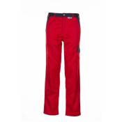 Planam - Pantalon Tristep rouge/marine Taille 24 -