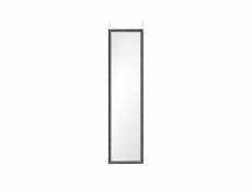 Ria - miroir pour porte - noir - 30x120cm