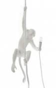 Suspension Monkey Hanging / Indoor - H 80 cm - Seletti blanc en plastique