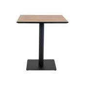 Table à manger en bois et métal 70x70cm - Como - Couleur - Bois clair House Nordic