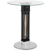 Uniprodo - Table Chauffante D'Extérieur Chauffe-Terrasse