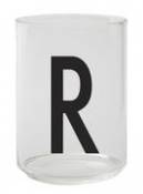 Verre A-Z / Verre borosilicaté - Lettre R - Design Letters transparent en verre