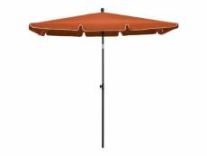 Vidaxl parasol de jardin avec mât 210x140 cm terre