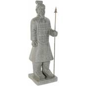 Zen Et Ethnique - Statue en Fibre de verre d'un Soldat de l'armée de terre c