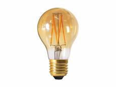 Ampoule filament led 6w e27 blanc chaud 580lm ambrée