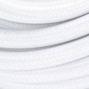 Câble textile 5m - Blanc
