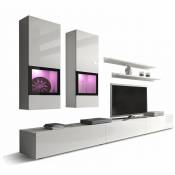 E-meubles - Ensemble meubles tv, 6 éléments, Style