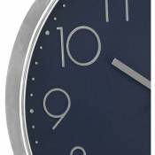 Horloge 3D Silver D30 cm Atmosphera créateur d'intérieur - Bleu marine