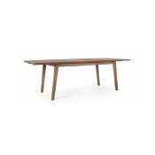Iperbriko - Table d'extérieur extensible en bois varsavia