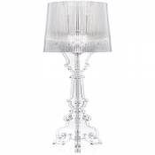 Kartell Bourgie, Lampe de Table, ON/OFF, Cristal
