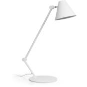 Lampe de bureau tilt mantis E27-Ø45 60W Blanc - Blanco