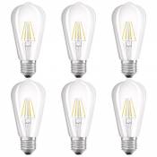 Osram Lot de 6 Ampoules LED à Filament - Forme Edison