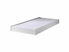 Paris prix - tiroir de lit enfant "robin" 90x200cm blanc