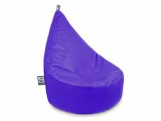 Pouf fauteuil similicuir indoor lilas happers xl 3806150