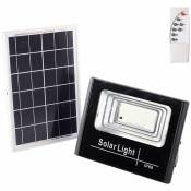 Projecteur solaire LED 45 W 6 500 K Panneau : 6 V/6 W Batterie : 3,2 V/3 000 mAh Télécommande [HO-SOLARFL-45W-01]