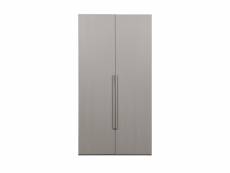 Rens - armoire en bois h210cm - couleur - gris clair