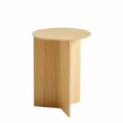 Table d'appoint Slit Wood / Haute - Ø 35 X H 47 cm / Bois - Hay bois naturel en bois
