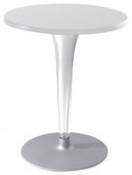 Table ronde Top Top - Contract outdoor / Ø 70 cm - Kartell blanc en plastique
