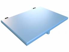 Tablette chevet étagère à suspendre bois bleu pastel 2820C-BP