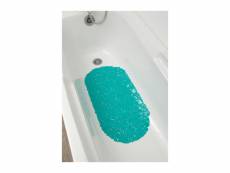 Tapis fond de baignoire anti-dérapant bulles 69 x 36 cm vert caraïbes - tendance
