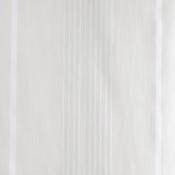 Tissu plombé à rayure Antibes - Blanc - 3 m