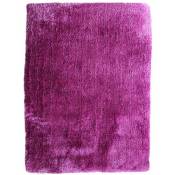 Best of - Tapis poils longs toucher laineux violet
