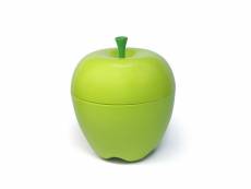 Boîte en forme de pomme - 19 x 17 cm - vert