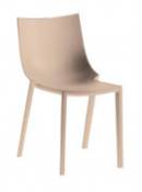 Chaise empilable Bo / Plastique - Driade beige en plastique
