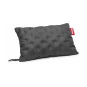 Coussin chauffant en polyester gris anthracite 40 x