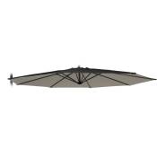 Elios Parasols - Toile de remplacement pour parasol de jardin octogonale 3x3 Fan Noir