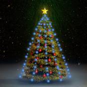 Guirlande lumineuse d'arbre de Noël 210 LED Bleu 210