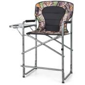 Helloshop26 - Chaise de camping pliante avec table