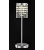 Lampe Design Florina Chrome 45 Cm