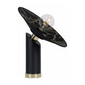 Lampe en métal peint noire 37 x 22 cm Gatsby - Market