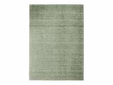 Nude - tapis en laine et coton vert clair 160x230