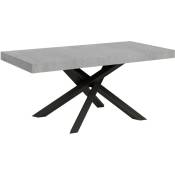 Table extensible 90x180/440 cm Volantis Cemento structure