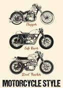 Toile motorcycles style 60 x 80 cm