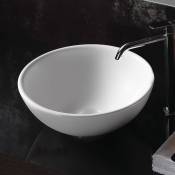 Vasque pour salle de bain Ronde - Céramique - 40 cm - Pop
