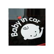 Waving Sticker Baby on Board Sign for Car, Kids in