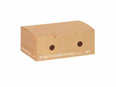 Boîte en carton biodégradable à emporter - sdg - lot de 350 - - carton biodégradable