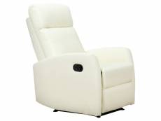 Fauteuil de relaxation inclinable 170° avec repose-pied