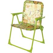 Gardeness - Chaise pour le fauteuil pour enfants pliant pour enfants avec des accoudoirs et une nouvelle décoration de la jungle de la jungle