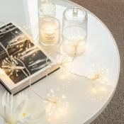 Guirlande LED Extérieure Dandelion 1m Blanc Chaud