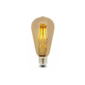 Iluminashop - Ampoule led Filament E27 ST64 6W Ambre